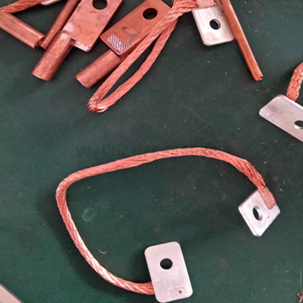 Braided wire terminal ultrasonic metal spot welding machine