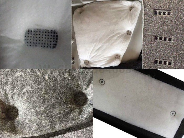 汽车隔音棉专用超声波焊头超音波模具焊接效果