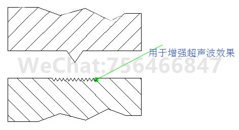 增加超声焊接强度的超声波线设计