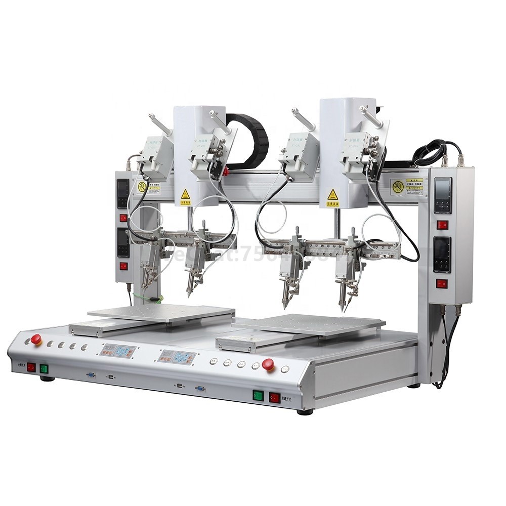 8-Axis Desktop High Efficiency Automatic Soldering Machine