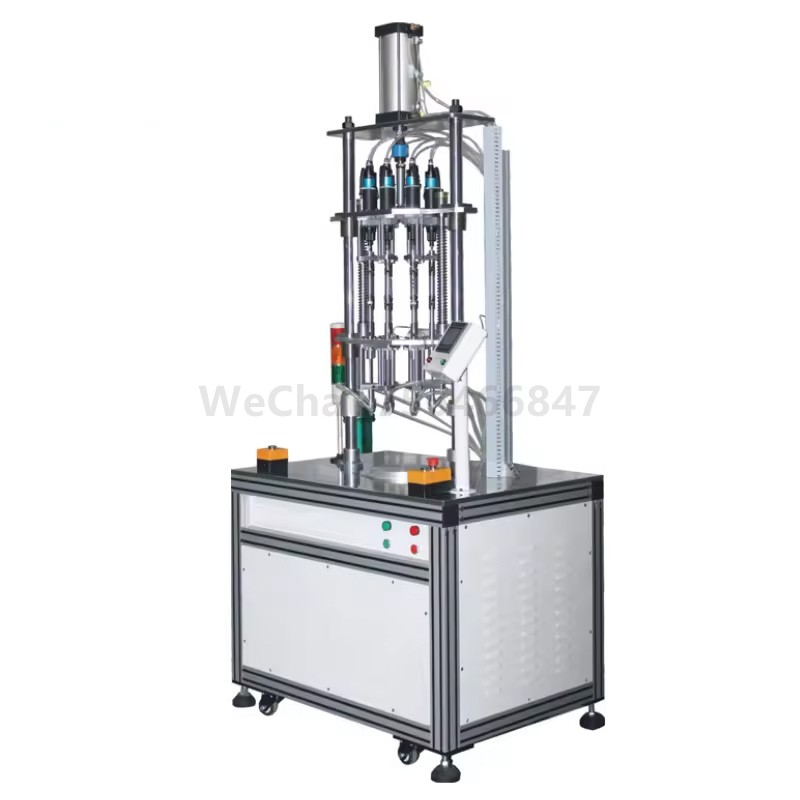 Floor-standing multi-axis single-station air-blowing screw fixed axis automatic screw locking machine