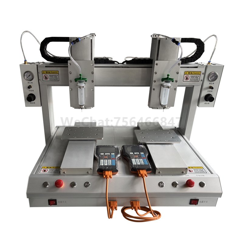 Double-syringe automatic dispensing machine