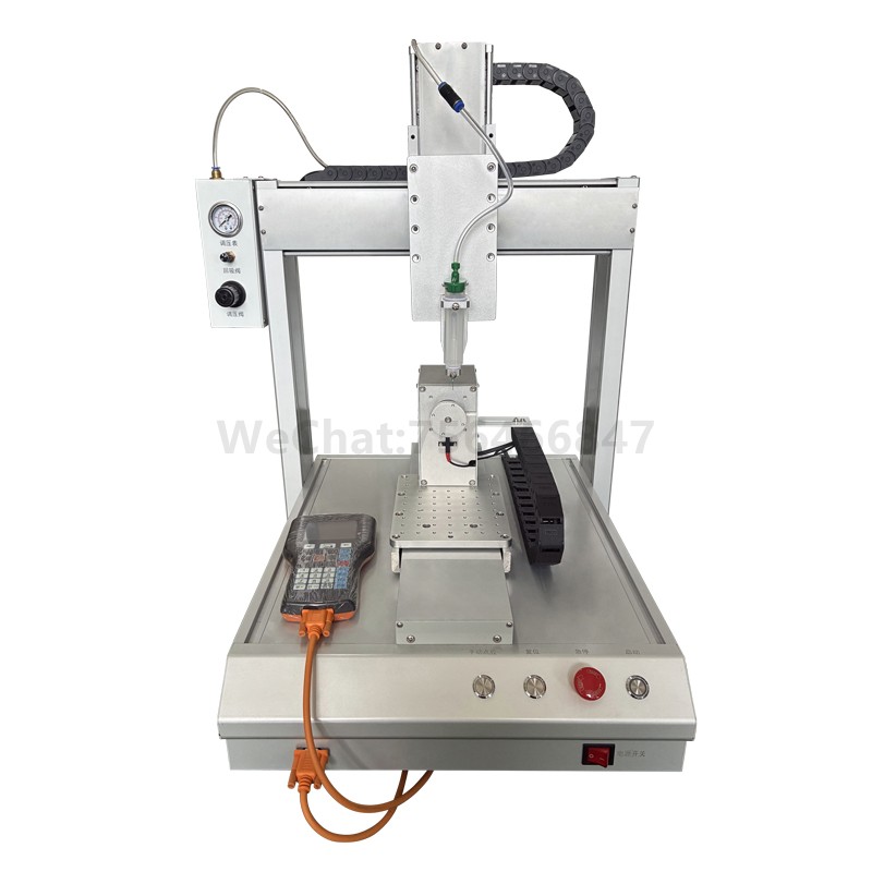 单工位U轴旋转针筒点胶机