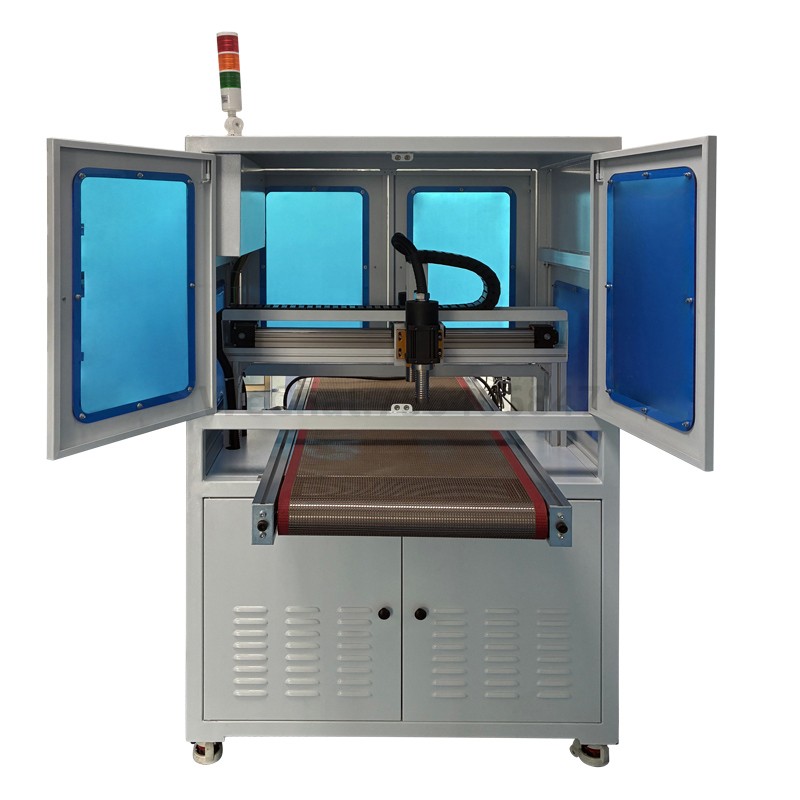 带防护罩流水线式等离子表面处理机