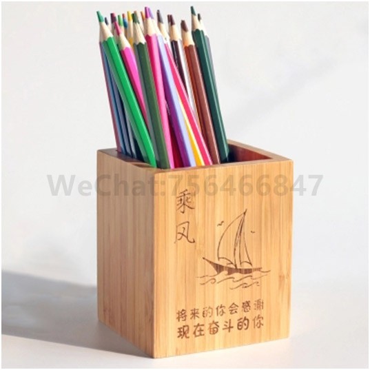 个性笔筒激光打标，商业收藏两不误