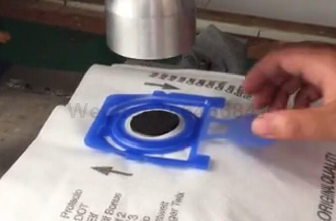 无纺布与塑料件连接超声波焊接机样品 无纺布与塑料件连接超声波焊接机样品