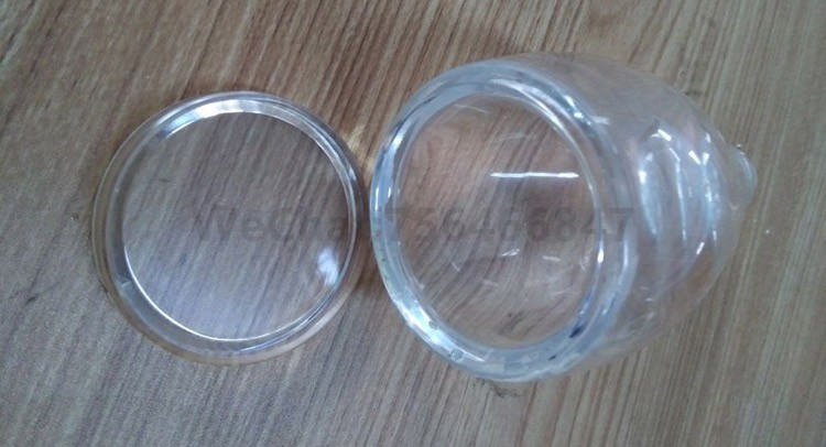 亚克力水瓶油瓶底盖超声波焊接机样品